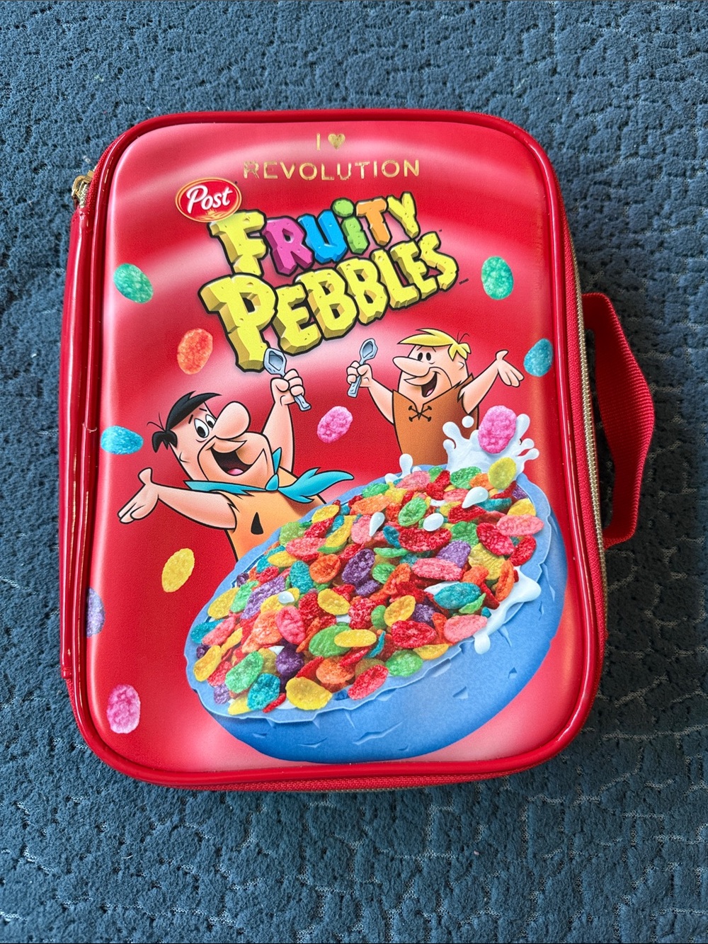 Ost Fruity Pebbles Red Multicolor Kids Lunchbox